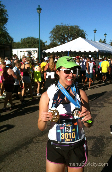 Disneyland 2012 Half Marathon - Finish