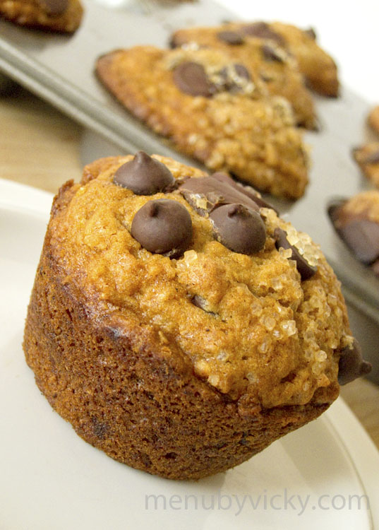 Speculoos Banana Chocolate Chip Muffin