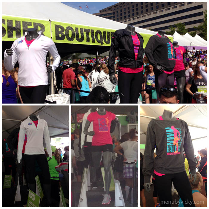 The finishers' merchandise including the sweatshirt I didn't get (grr!)