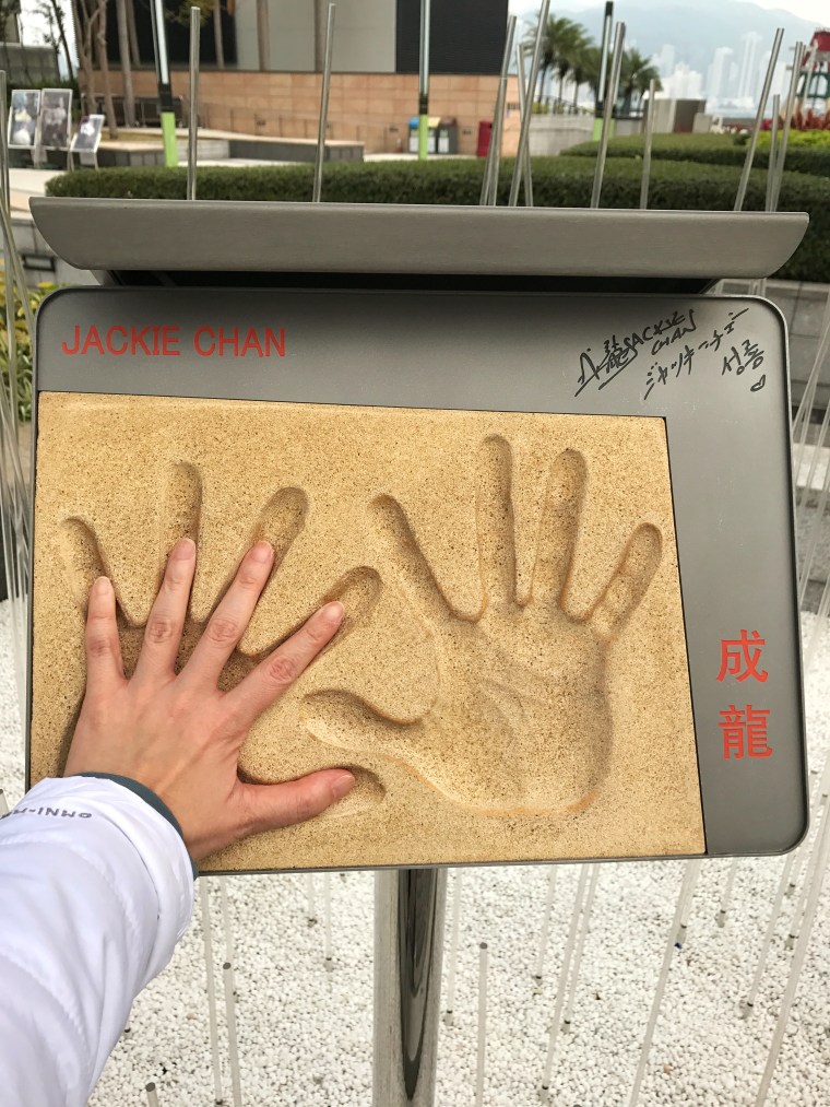 Hong Kong's Avenue of Stars - Jackie Chan