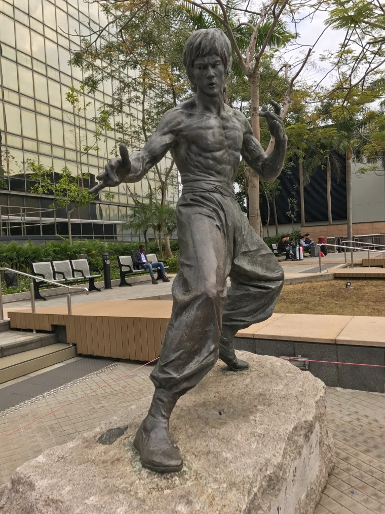 Statue of Bruce Lee at Hong Kong's Avenue of Stars