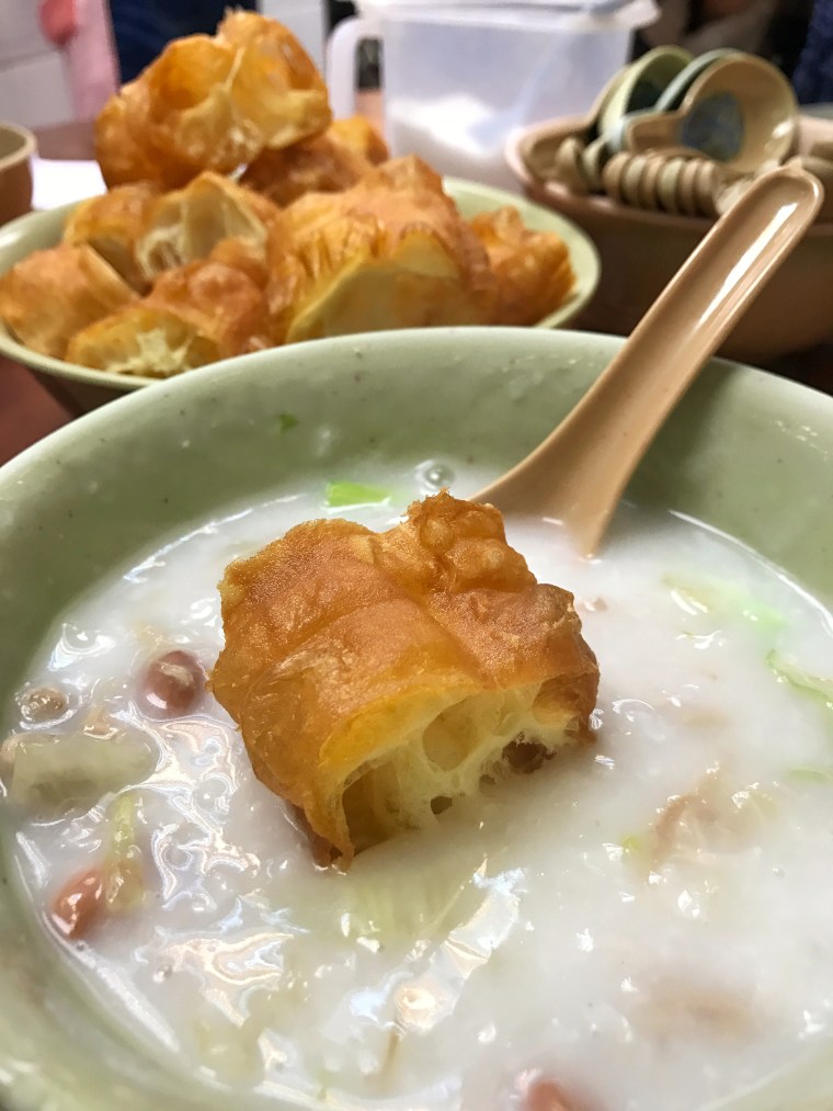 Congee and 'youtiao'